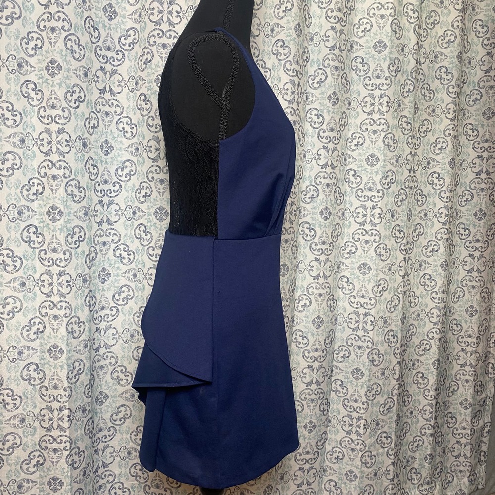 BCBGeneration NWT Womens‎ Size 6 Sleeveless Navy Dress - Picture 4 of 12